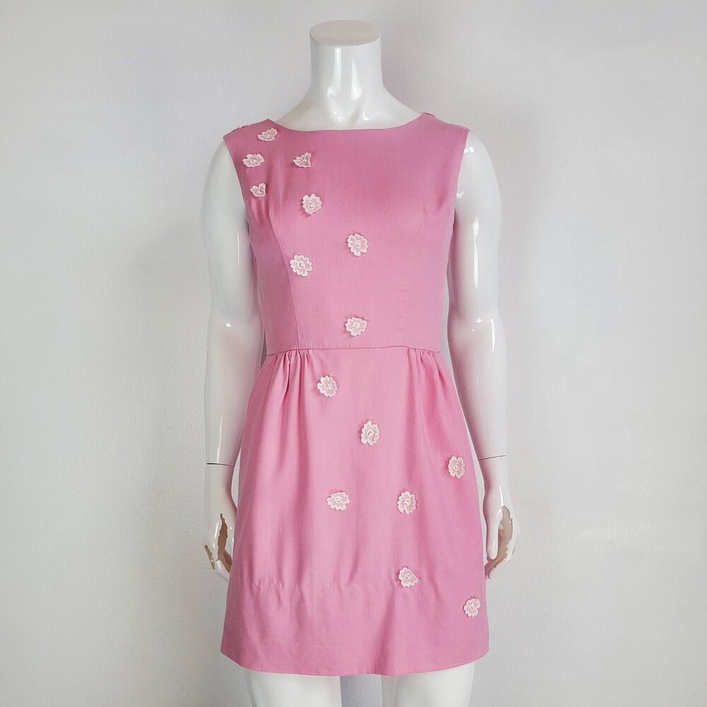 Vintage 60's Pink Mini Dress